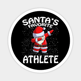 Santas Favorite Athlete Christmas Magnet